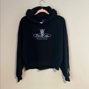 Disney Pixar Cars Flo’s V8 Cafe Black Hoodie